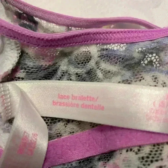 Pink, Victoria, secret lace bralette sizeXS - Picture 2 of 9